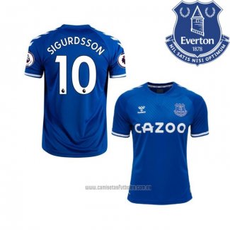 Camiseta del Everton Jugador Sigurdsson 1ª Equipacion 2020-2021