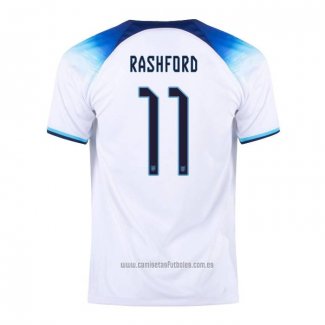 Camiseta del Inglaterra Jugador Rashford 1ª Equipacion 2022