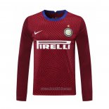 Camiseta del Inter Milan Portero Manga Larga 2020-2021 Rojo