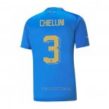 Camiseta del Italia Jugador Chiellini 1ª Equipacion 2022
