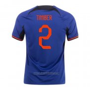 Camiseta del Paises Bajos Jugador Timber 2ª Equipacion 2022