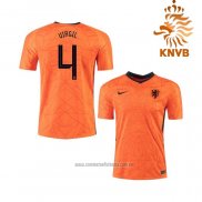 Camiseta del Paises Bajos Jugador Virgil 1ª Equipacion 2020-2021