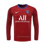 Camiseta del Paris Saint-Germain Portero Manga Larga 2020-2021 Rojo