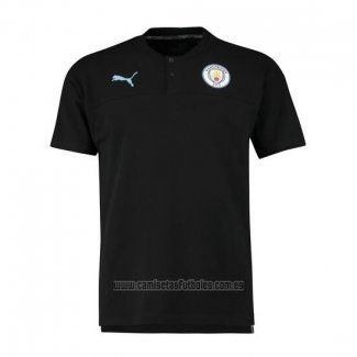 Camiseta Polo del Manchester City 2019-2020 Negro