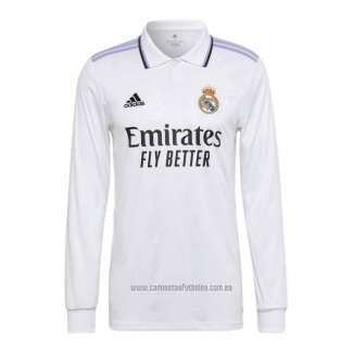 Camiseta del Real Madrid 1ª Equipacion Manga Larga 2022-2023
