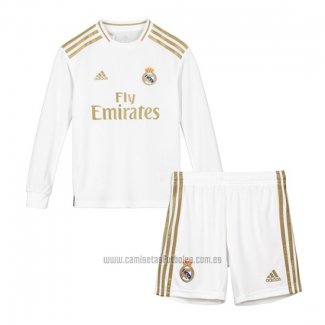 Camiseta del Real Madrid 1ª Equipacion Manga Larga Nino 2019-2020