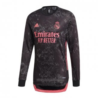 Camiseta del Real Madrid 3ª Equipacion Manga Larga 2020-2021