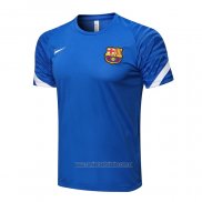 Camiseta de Entrenamiento Barcelona 2021-2022 Azul