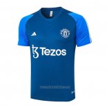 Camiseta de Entrenamiento Manchester United 2023-2024 Azul