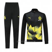 Chandal de Chaqueta del Borussia Dortmund 2019-2020 Negro