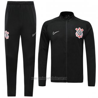 Chandal de Chaqueta del Corinthians 2019-2020 Negro