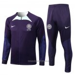 Chandal de Chaqueta del Inter Milan 2022-2023 Purpura