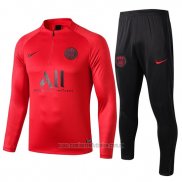 Chandal de Sudadera del Paris Saint-Germain 2019-2020 Rojo