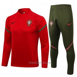 Chandal de Sudadera del Portugal 2021-2022 Rojo