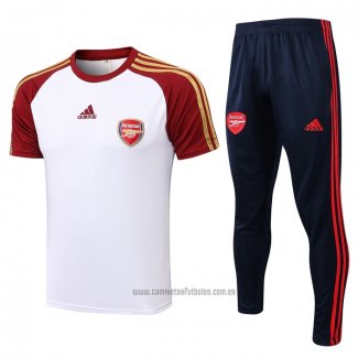 Chandal del Arsenal Manga Corta 2021-2022 Blanco