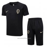 Chandal del Corinthians Manga Corta 2023-2024 Negro - Pantalon Corto