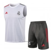 Chandal del Real Madrid Sin Mangas 2021-2022 Blanco