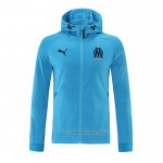 Chaqueta con Capucha del Olympique Marsella 2021-2022 Azul