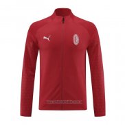 Chaqueta del AC Milan 2023-2024 Rojo Oscuro