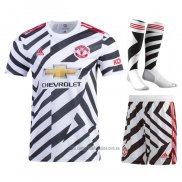 Camiseta del+Pantalones+Calcetines Manchester United 3ª Equipacion 2020-2021