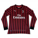 Camiseta del AC Milan 1ª Equipacion Manga Larga 2019-2020