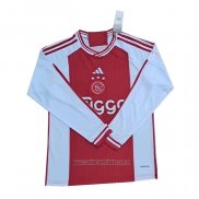 Camiseta del Ajax 1ª Equipacion Manga Larga 2023-2024