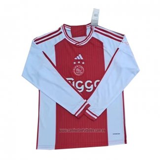 Camiseta del Ajax 1ª Equipacion Manga Larga 2023-2024