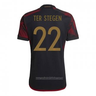 Camiseta del Alemania Jugador Ter Stegen 2ª Equipacion 2022