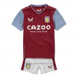 Camiseta del Aston Villa 1ª Equipacion Nino 2022-2023
