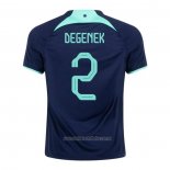 Camiseta del Australia Jugador Degenek 2ª Equipacion 2022