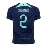 Camiseta del Australia Jugador Degenek 2ª Equipacion 2022