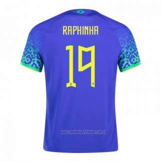 Camiseta del Brasil Jugador Raphinha 2ª Equipacion 2022