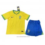 Camiseta del Brasil 1ª Equipacion Nino 2022