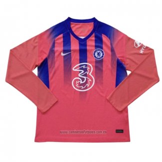 Camiseta del Chelsea 3ª Equipacion Manga Larga 2020-2021