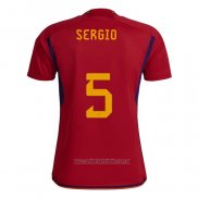 Camiseta del Espana Jugador Sergio 1ª Equipacion 2022