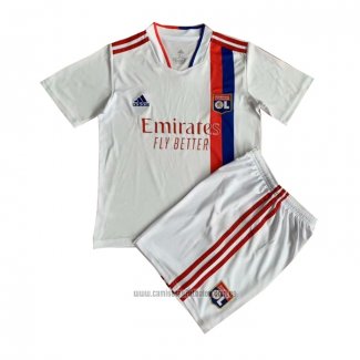 Camiseta del Lyon 1ª Equipacion Nino 2021-2022