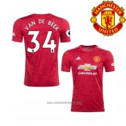 Camiseta del Manchester United Jugador Van De Beek 1ª Equipacion 2020-2021