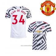 Camiseta del Manchester United Jugador Van De Beek 3ª Equipacion 2020-2021