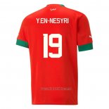 Camiseta del Marruecos Jugador Y.En-Nesyri 1ª Equipacion 2022