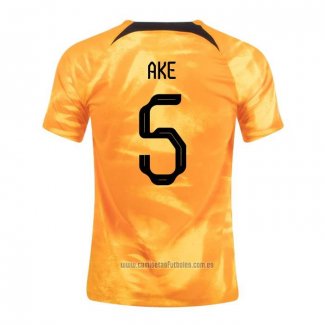 Camiseta del Paises Bajos Jugador Ake 1ª Equipacion 2022