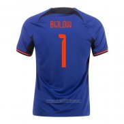 Camiseta del Paises Bajos Jugador Bijlow 2ª Equipacion 2022