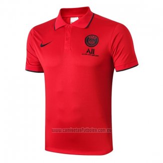 Camiseta Polo del Paris Saint-Germain 2019-2020 Rojo