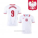 Camiseta del Polonia Jugador Lewandowski 1ª Equipacion 2020-2021