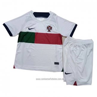 Camiseta del Portugal 2ª Equipacion Nino 2022