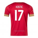 Camiseta del Serbia Jugador Kostic 1ª Equipacion 2022