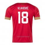 Camiseta del Serbia Jugador Vlahovic 1ª Equipacion 2022