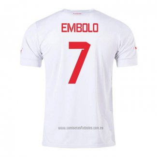 Camiseta del Suiza Jugador Embolo 2ª Equipacion 2022