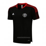 Camiseta de Entrenamiento Manchester United 2021-2022 Negro