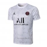 Camiseta de Entrenamiento Paris Saint-Germain Jordan 2021-2022 Blanco