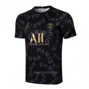 Camiseta de Entrenamiento Paris Saint-Germain Jordan 2021-2022 Negro